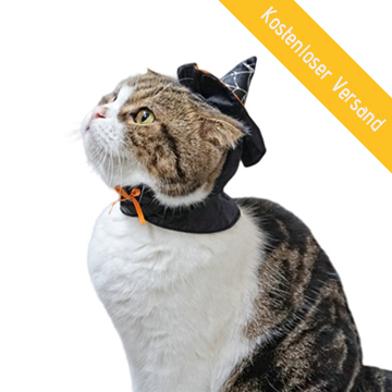 Haustier Kostüme Halloween Hüte Schal für Katze