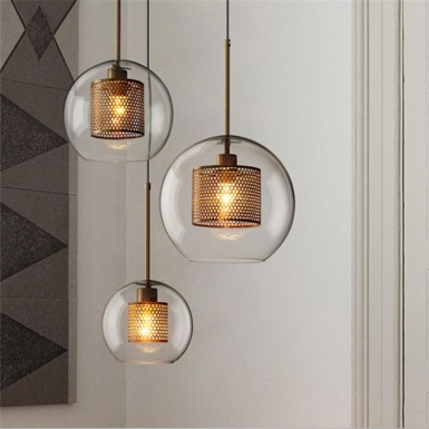 glas pendelleuchte