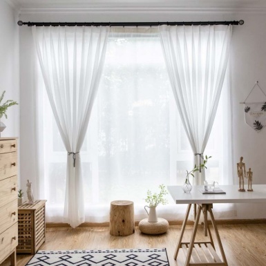 transparente gardine