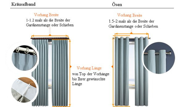 Vorhang Blickdicht Modern Chenille aus